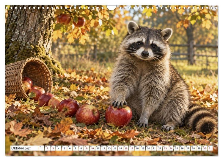 Produktbild: NICHT MEIN PROBLEM - Tiere mit Charakter (Wandkalender 2027 DIN A3 quer), CALVENDO Monatskalender