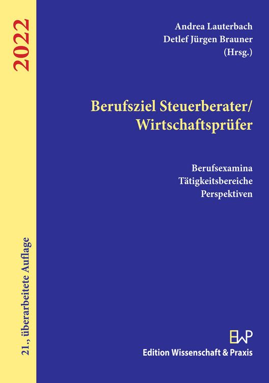 Produktbild: Berufsziel Steuerberater/Wirtschaftspr&uuml;fer 2022