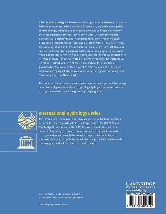 Produktbild: Groundwater Modelling in Arid and Semi-Arid Areas