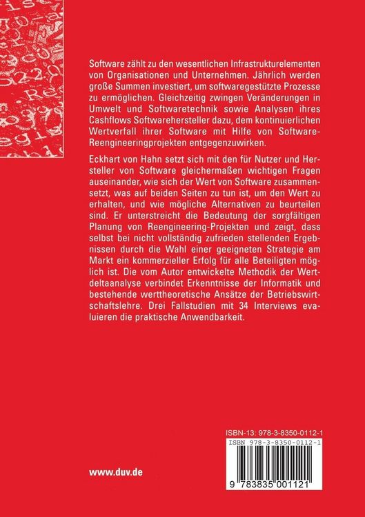 Produktbild: Werterhaltung von Software