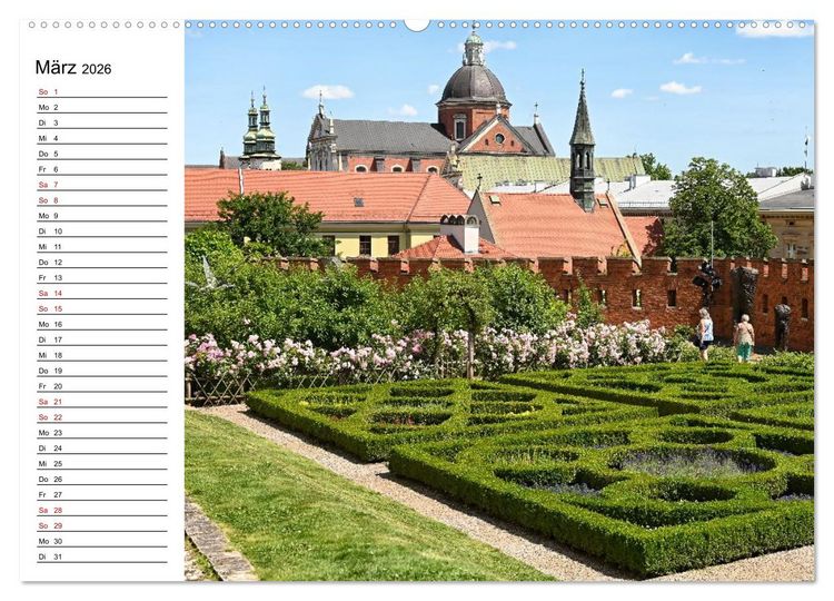 Produktbild: Besucht doch mal Krakau (hochwertiger Premium Wandkalender 2026 DIN A2 quer), Kunstdruck in Hochglanz