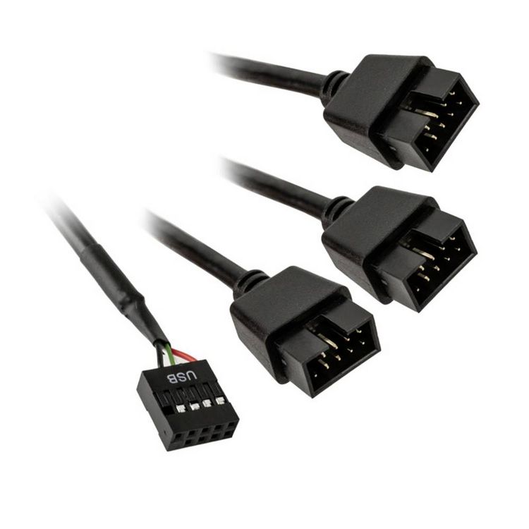 Produktbild: Lian Li PW-U2HB USB-Adapter Schwarz
