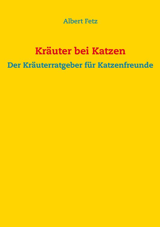 Produktbild: Kr&auml;uter bei Katzen
