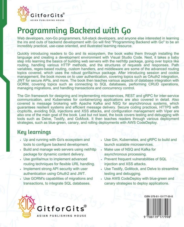 Produktbild: Programming Backend with Go