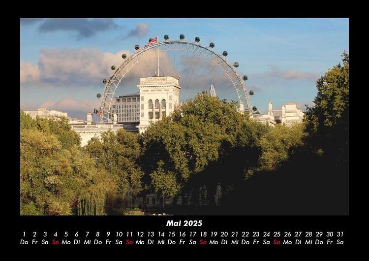 Produktbild: London 2025 Fotokalender DIN A3