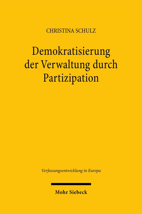 Produktbild: Demokratisierung der Verwaltung durch Partizipation