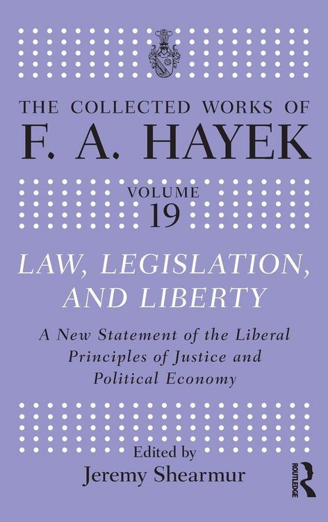 Produktbild: Law, Legislation, and Liberty
