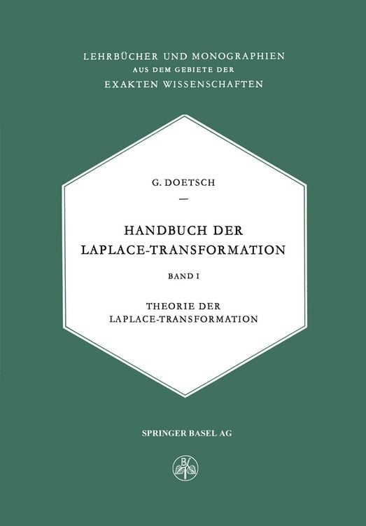Produktbild: Handbuch der Laplace-Transformation