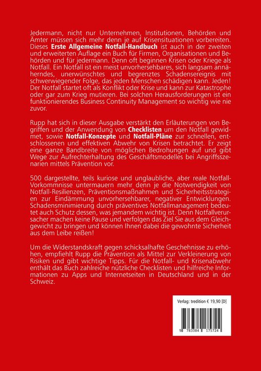 Produktbild: Erstes Allgemeines Notfall-Handbuch