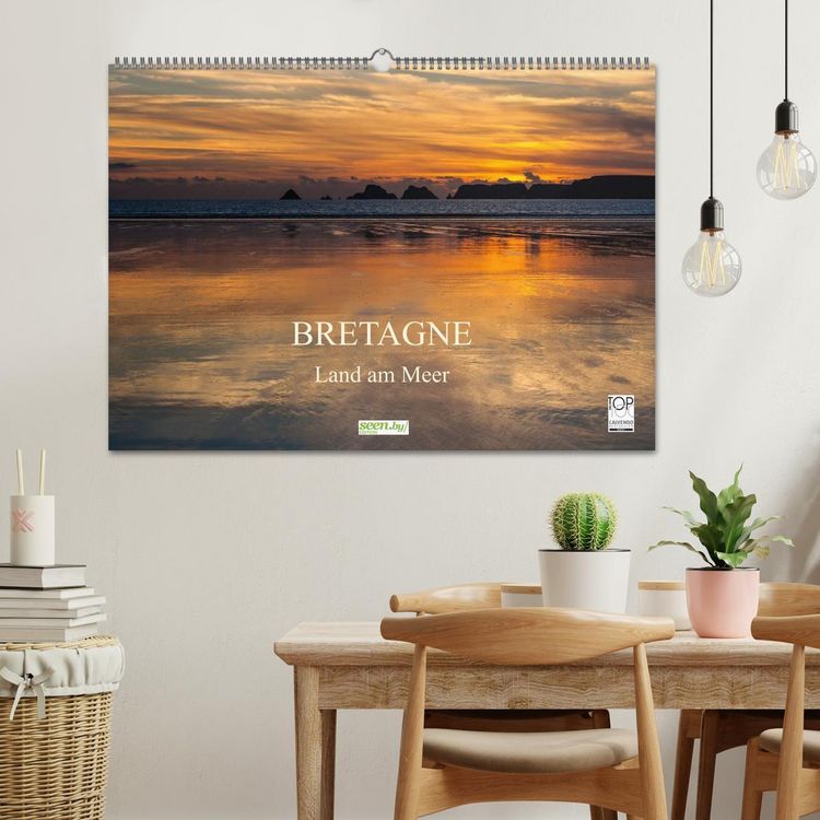 Produktbild: Bretagne - Land am Meer (Wandkalender 2026 DIN A2 quer), CALVENDO Monatskalender