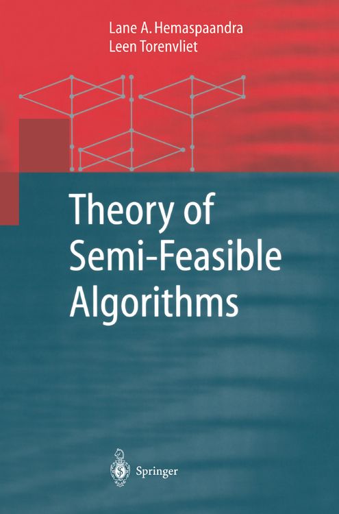 Produktbild: Theory of Semi-Feasible Algorithms