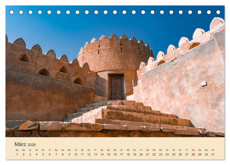 Produktbild: OMAN - Orientperle (Tischkalender 2026 DIN A5 quer), CALVENDO Monatskalender