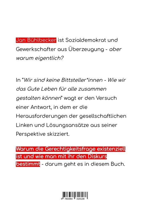 Produktbild: Wir sind keine Bittsteller*innen