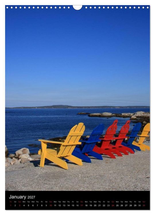 Produktbild: Canada Province Nova Scotia (Wall Calendar 2027 DIN A3 portrait), CALVENDO 12 Month Wall Calendar