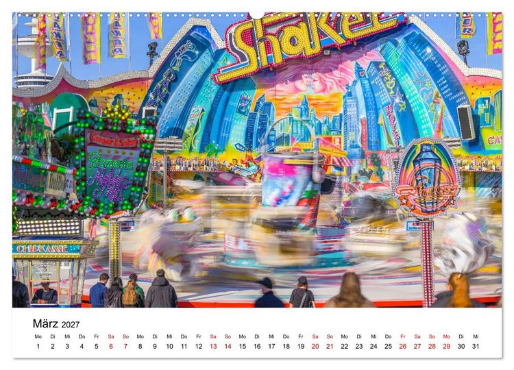 Produktbild: Hamburg Events (hochwertiger Premium Wandkalender 2027 DIN A2 quer), Kunstdruck in Hochglanz