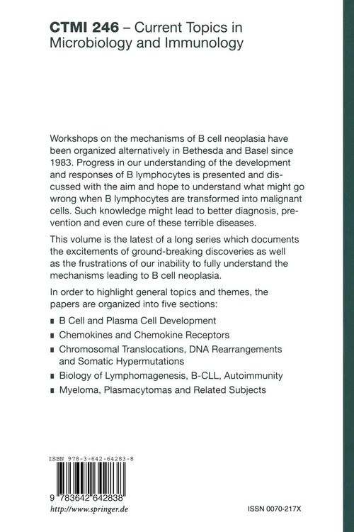 Produktbild: Mechanisms of B Cell Neoplasia 1998