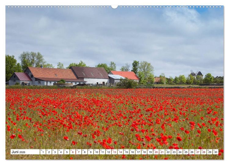 Produktbild: Gotland - Sonneninsel in der Ostsee (Wandkalender 2026 DIN A2 quer), CALVENDO Monatskalender