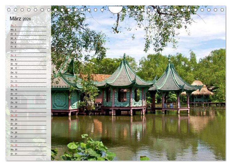Produktbild: Mein Thailand - Geburtstagskalender (Wandkalender 2026 DIN A4 quer), CALVENDO Monatskalender