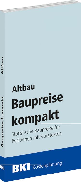 Produktbild: BKI Baupreise kompakt Altbau 2027