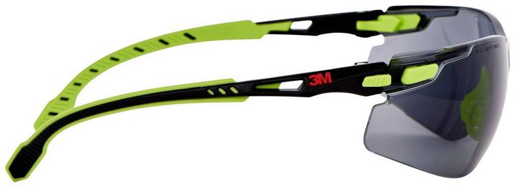 Produktbild: 3M Solus S1202SGAF Schutzbrille mit Antibeschlag-Schutz Gr&uuml;n, Schwarz EN 166 DIN 166