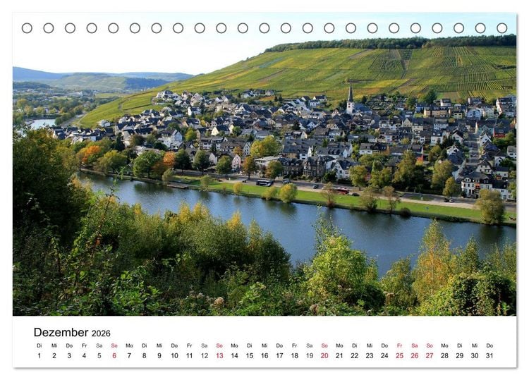 Produktbild: Bernkastel-Kues an der Mosel (Tischkalender 2026 DIN A5 quer), CALVENDO Monatskalender