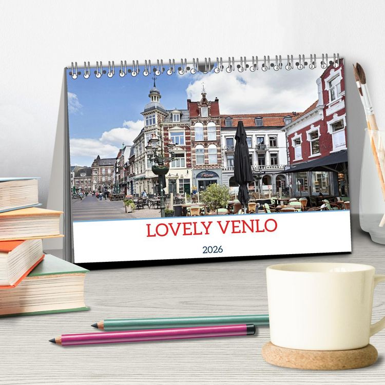 Produktbild: LOVELY VENLO (Desk Calendar 2026 DIN A5 landscape), CALVENDO 12 Month DeskCalendar