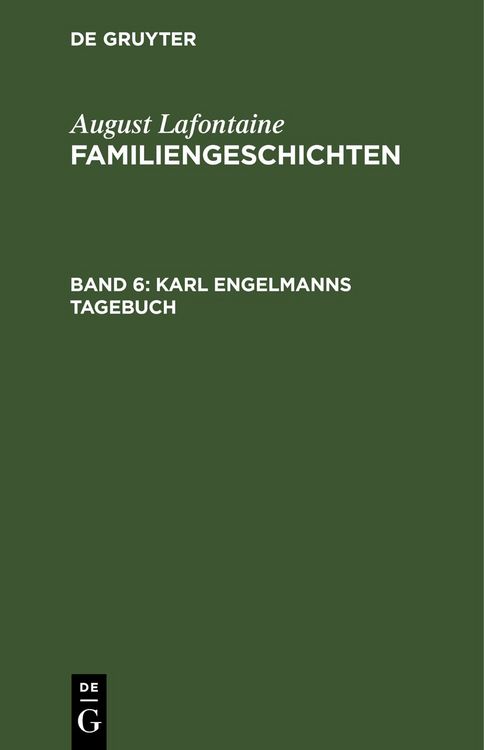 Produktbild: Karl Engelmanns Tagebuch