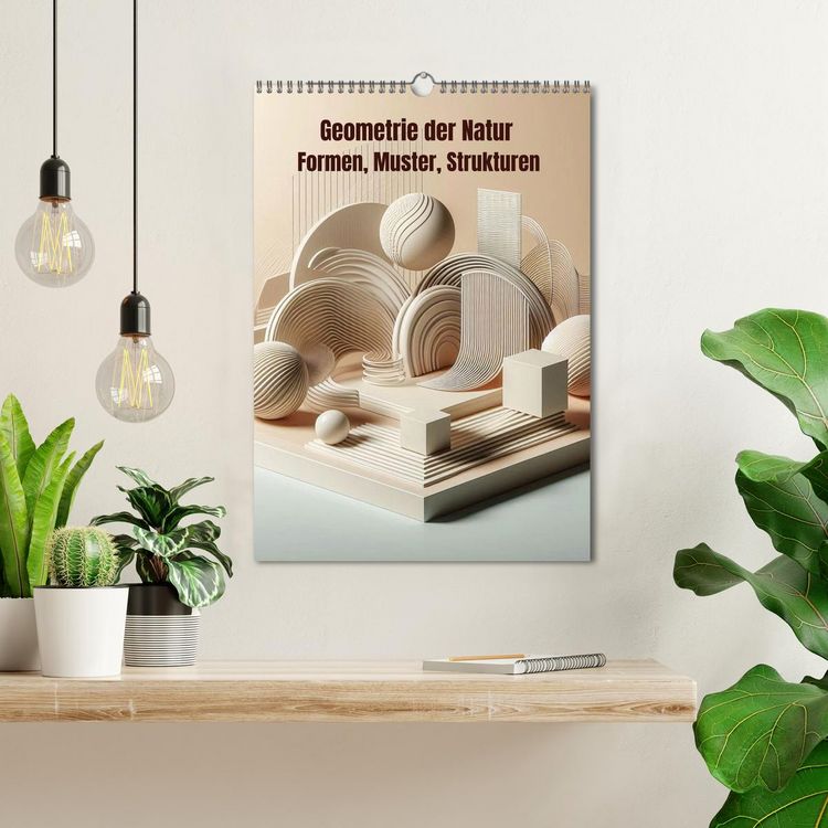 Produktbild: Geometrie der Natur &ndash; Formen, Muster, Strukturen (Wandkalender 2027 DIN A3 hoch), CALVENDO Monatskalender