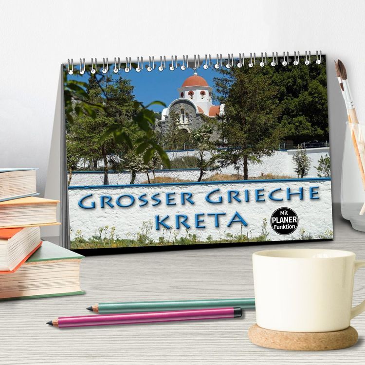 Produktbild: Gro&szlig;er Grieche Kreta (Tischkalender 2026 DIN A5 quer), CALVENDO Monatskalender