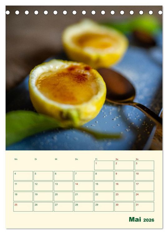 Produktbild: Vegetarische Vier Jahreszeiten (Tischkalender 2026 DIN A5 hoch), CALVENDO Monatskalender