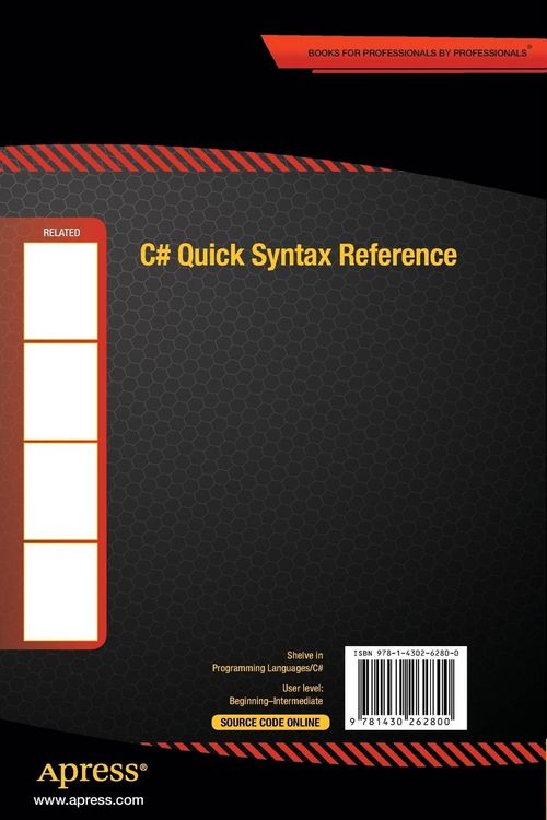 Produktbild: C# Quick Syntax Reference