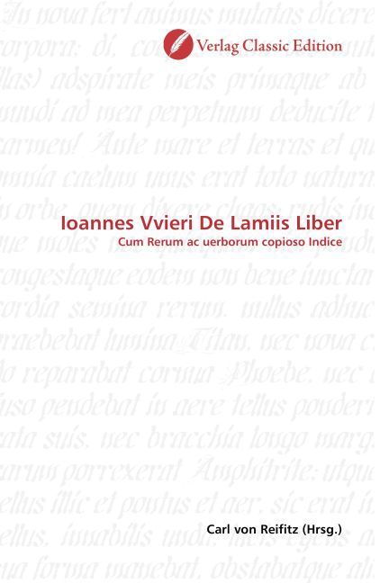 Produktbild: Ioannes Vvieri De Lamiis Liber