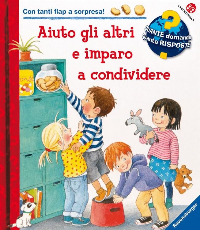 Produktbild: Aiuto gli altri e imparo a condividere. Un libro con tante finestrelle