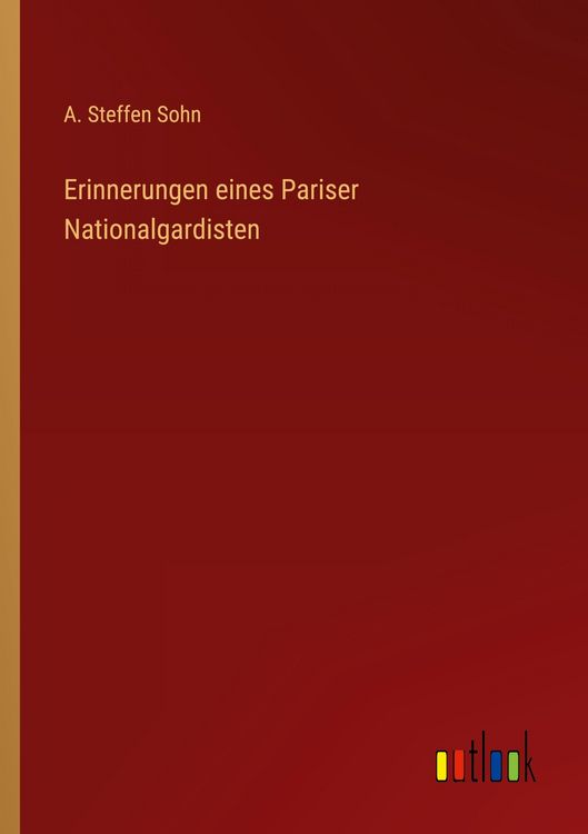 Produktbild: Erinnerungen eines Pariser Nationalgardisten