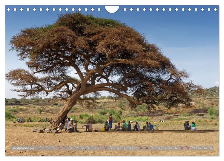 Produktbild: neunziggrad photoart: &auml;thiopien von nord nach s&uuml;d (Wandkalender 2027 DIN A4 quer), CALVENDO Monatskalender