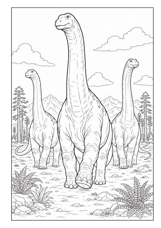 Produktbild: Dinosaurier Malbuch f&uuml;r Kinder von 6-10 Jahren mit 70 starken Ausmalmotiven