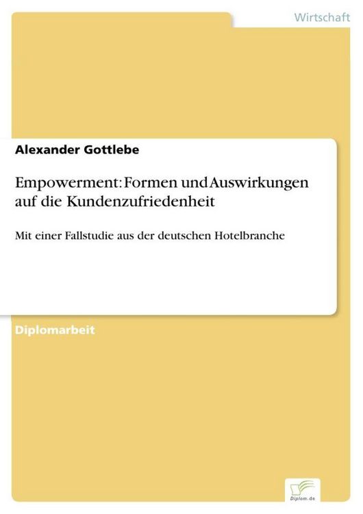 Produktbild: Empowerment: Formen und Auswirkungen auf die Kundenzufriedenheit