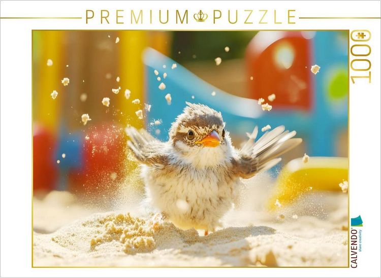 Produktbild: CALVENDO Puzzle Ein Motiv aus dem Kalender "Plitsch, Platsch, tierisch nass" | 1000 Teile Lege-Gr&ouml;&szlig;e 64x48cm Foto-Puzzle f&uuml;r gl&uuml;ckliche Stunden