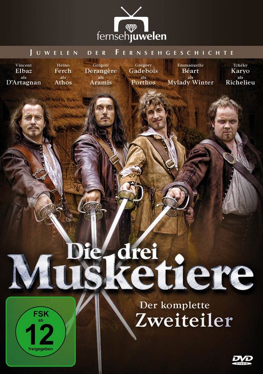 Produktbild: Die drei Musketiere - Der komplette Zweiteiler (Fernsehjuwelen)