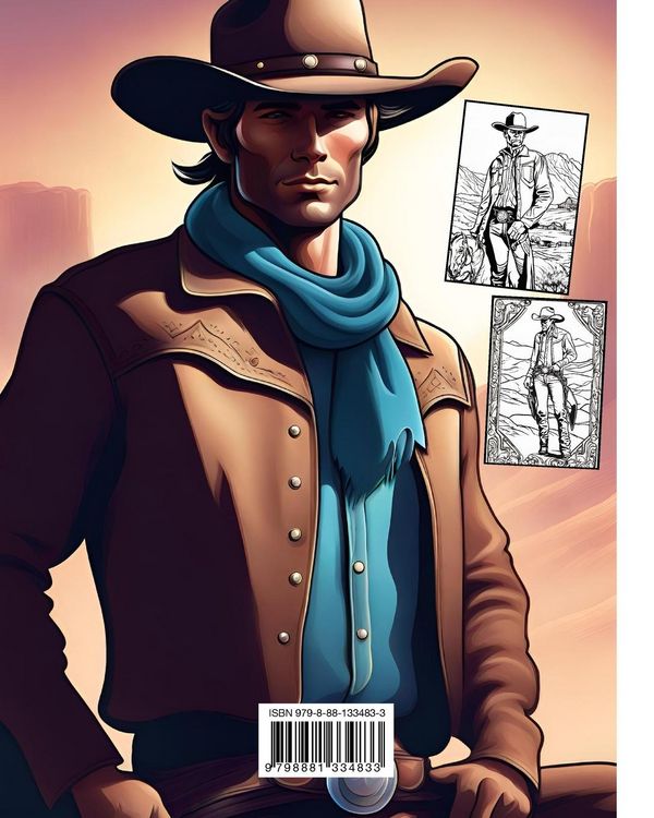 Produktbild: Western Cowboy Coloring Book