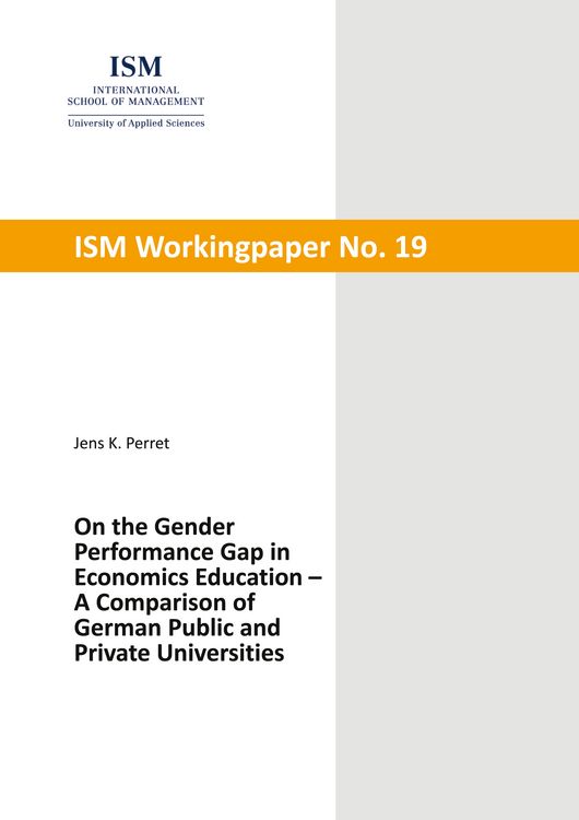 Produktbild: On the Gender Performance Gap in Economics Education