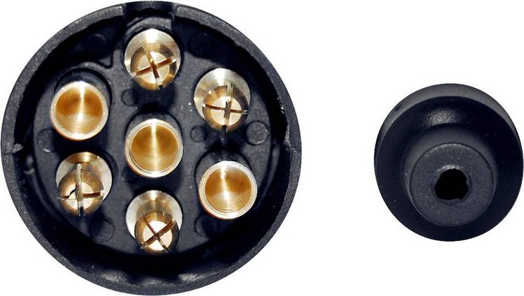 Produktbild: TFA Stecker 88000 Anh&auml;nger Stecker [ - Stecker 7polig] Kunststoff