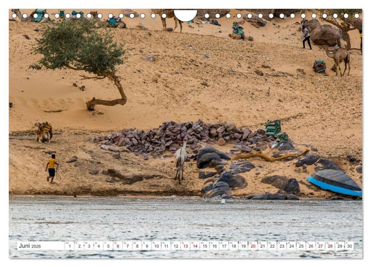 Produktbild: &Auml;gypten Landschaften am Nil (Wandkalender 2026 DIN A4 quer), CALVENDO Monatskalender