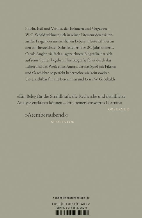 Produktbild: W.G. Sebald