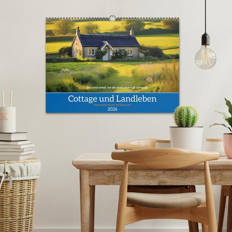 Produktbild: Cottage und Landleben (Wandkalender 2026 DIN A3 quer), CALVENDO Monatskalender