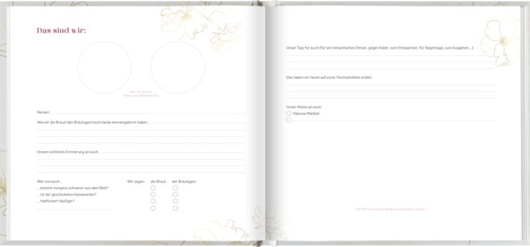 Produktbild: Unsere Hochzeit - G&auml;stebuch