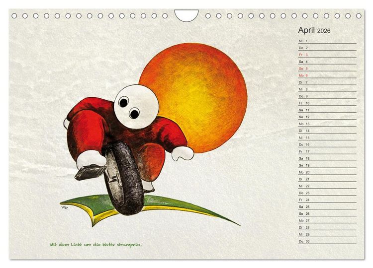 Produktbild: Schilcher tr&auml;umt ... (Wandkalender 2026 DIN A4 quer), CALVENDO Monatskalender