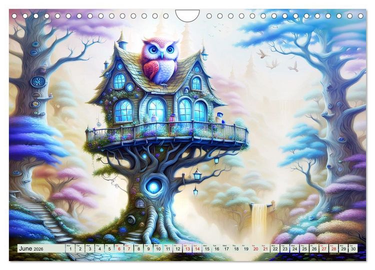 Produktbild: Treehouse fantasies (Wall Calendar 2026 DIN A4 landscape), CALVENDO 12 Month Wall Calendar