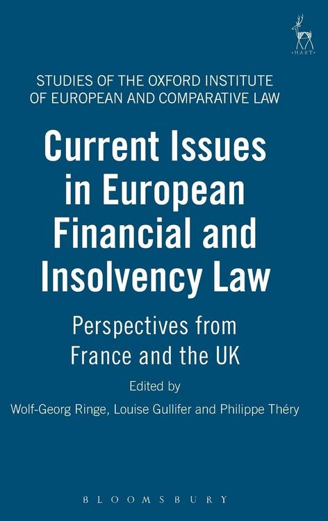 Produktbild: Current Issues in European Financial and Insolvency Law