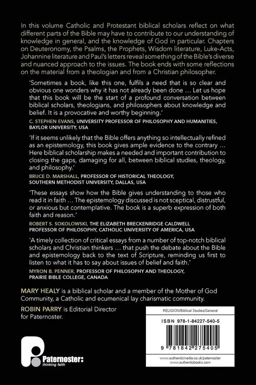 Produktbild: The Bible and Epistemology
